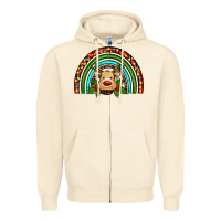 Sandshell reindeer rainbow christmas Zipper Hoodie - RanaPortraitStore