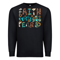Black faith over fear Premium Sweatshirt - JahusDesignShop