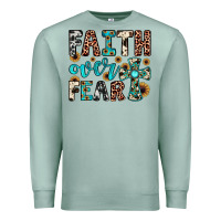 Seafoam faith over fear Premium Sweatshirt - JahusDesignShop