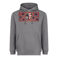 Storm patriotic native american headdress 16oz libbey cup Heavyweight Hoodie - HRA Design Shop