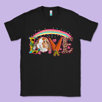 Easter Bunny Love Classic Tee Designed By Ranaportraitstore