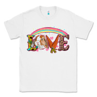 White easter bunny love Classic Tee - RanaPortraitStore