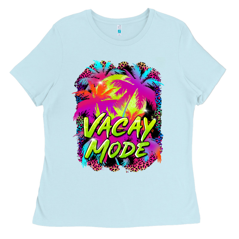Vacay Mode Ladies Tee by BarkalooDesign | Teevron