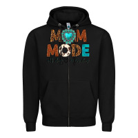 Black mom mode all day every day Zipper Hoodie - texasbilliewilder