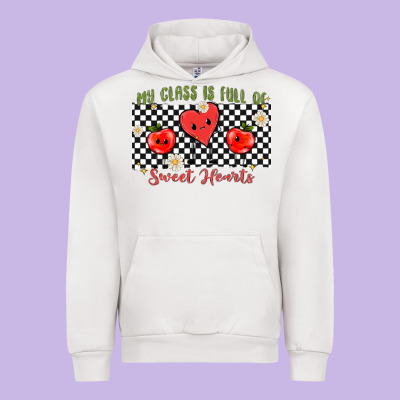 My Class Full Of Sweet Hearts Urban Hoodie Designed By Maliassmallbusiness
