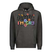 Charcoal Heather movie i'm gay Premium Hoodie - MaliasSmallBusiness