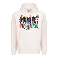 Pale Pink movie i'm gay Premium Hoodie - MaliasSmallBusiness