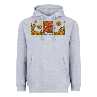 Heather Grey sunflowers and butterflies mama 16oz libbey cup Heavyweight Hoodie - HRA Design Shop