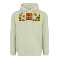 Matcha sunflowers and butterflies mama 16oz libbey cup Heavyweight Hoodie - HRA Design Shop