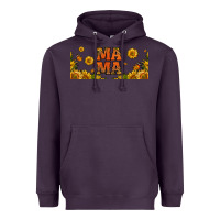 Plum sunflowers and butterflies mama 16oz libbey cup Heavyweight Hoodie - HRA Design Shop