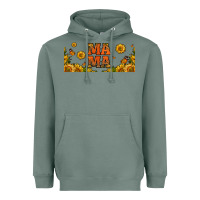 Sage sunflowers and butterflies mama 16oz libbey cup Heavyweight Hoodie - HRA Design Shop
