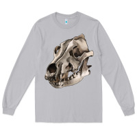 Moon Dust Wolf skull Long Sleeve Tee - RanaPortraitStore
