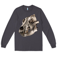 Smoke Wolf skull Long Sleeve Tee - RanaPortraitStore
