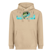 Mushroom jumping bass fishing 16oz libbey cup Heavyweight Hoodie - HRA Design Shop