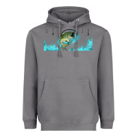 Storm jumping bass fishing 16oz libbey cup Heavyweight Hoodie - HRA Design Shop