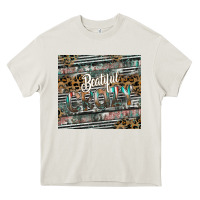 Cream beautiful crazy Heavy Core Tee - CowhideDigitalArt