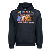 Navy can't talk right now doing mom stuff Urban Hoodie - MaliasSmallBusiness
