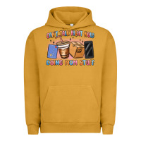 Pigment Peanut Butter can't talk right now doing mom stuff Urban Hoodie - MaliasSmallBusiness