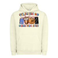 Pigment Pistachio can't talk right now doing mom stuff Urban Hoodie - MaliasSmallBusiness