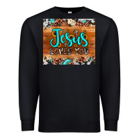 Black jesus loves you Premium Sweatshirt - JahusDesignShop