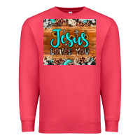 Cardinal jesus loves you Premium Sweatshirt - JahusDesignShop