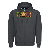 Smoke reindeer noel christmas Zipper Hoodie - RanaPortraitStore