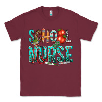 Burgundy school nurse Classic Tee - texasbilliewilder