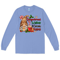 Colony Blue gingerbread wishes and cocoa kisses Long Sleeve Tee - Zillion Design Studio