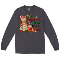 Smoke gingerbread wishes and cocoa kisses Long Sleeve Tee - Zillion Design Studio