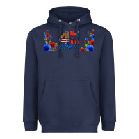 Navy floral 4th of july crew 16oz libbey cup Heavyweight Hoodie - HRA Design Shop