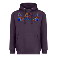 Plum floral 4th of july crew 16oz libbey cup Heavyweight Hoodie - HRA Design Shop