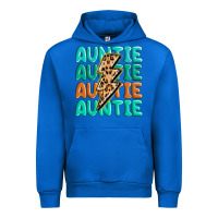 Cobalt auntıe with lightning bolt Urban Hoodie - MaliasSmallBusiness
