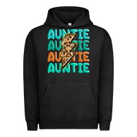Pigment Black auntıe with lightning bolt Urban Hoodie - MaliasSmallBusiness