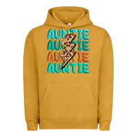 Pigment Peanut Butter auntıe with lightning bolt Urban Hoodie - MaliasSmallBusiness