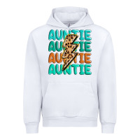 White auntıe with lightning bolt Urban Hoodie - MaliasSmallBusiness