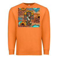 Carrot leopard cross sunflower Premium Sweatshirt - JahusDesignShop
