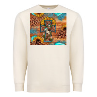 Sandshell leopard cross sunflower Premium Sweatshirt - JahusDesignShop