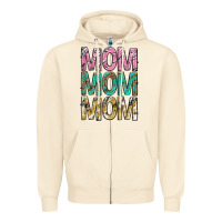 Sandshell mom mom mom mothers day Zipper Hoodie - texasbilliewilder