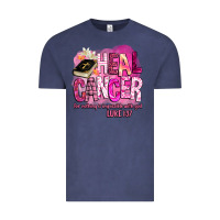 Vintage Denim heal cancer for nothing is impossible with god Vintage Tee - BarkalooDesign