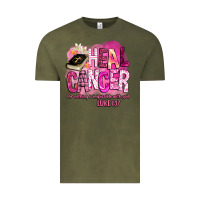 Vintage Olive heal cancer for nothing is impossible with god Vintage Tee - BarkalooDesign