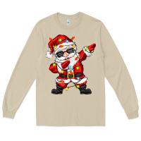 Mushroom dabbing santa with christmas lights Long Sleeve Tee - Zillion Design Studio