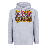 Heather Grey caffeine queen Heavyweight Hoodie - HRA Design Shop
