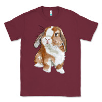 Burgundy cute bunny Classic Tee - RanaPortraitStore