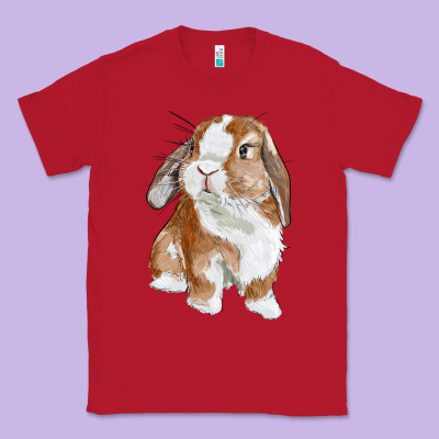 Cute Bunny Classic Tee Designed By Ranaportraitstore