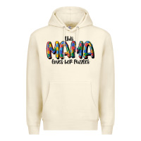 This Mama Loves Her Puzzle Premium Hoodie | Teevron