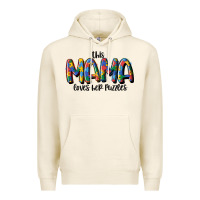 Tofu this mama loves her puzzle Premium Hoodie - MaliasSmallBusiness