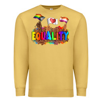 Antique Gold equality pride flags Premium Sweatshirt - AdoDesignShop