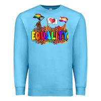 Ocean Blue equality pride flags Premium Sweatshirt - AdoDesignShop