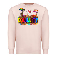 Pale Pink equality pride flags Premium Sweatshirt - AdoDesignShop