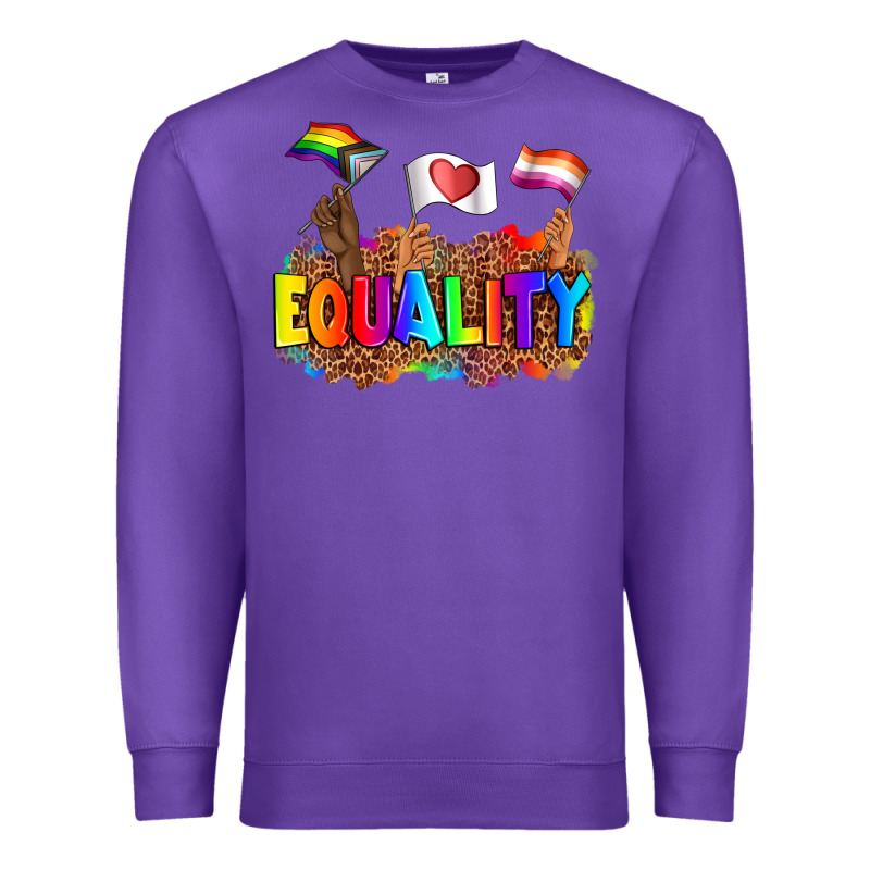 Equality Pride Flags Premium Sweatshirt by AdoDesignShop | Teevron